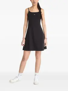 Платье мини с вышитым логотипом Tommy Jeans, черный