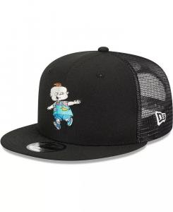 Мужская черная бейсболка Rugrats Phil Trucker 9FIFTY Snapback New Era