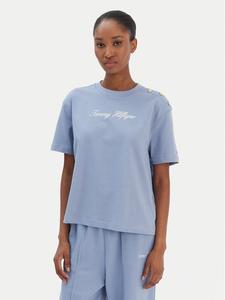Футболка regular fit Script WW0WW47819 Tommy Hilfiger, синий