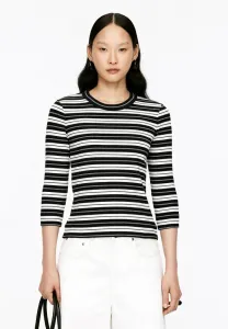 Топ с длинными рукавами Arket, Black/White