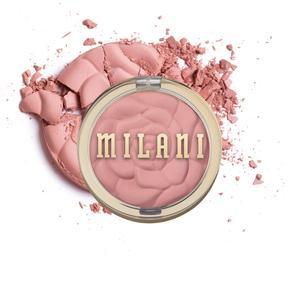 Румяна rose powder Milani, nr. 01 - romantic rose, вес 17 гр.