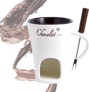 Чашка для фондю Daifx со свечой, белый