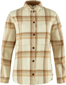 Женская фланелевая рубашка Fjällräven Singi, Chalk White-Dune Beige