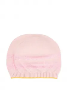 Шапка с полосатым узором Gensami kids, розовый