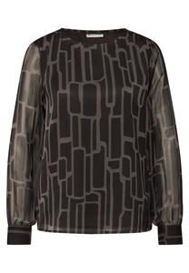 STREET ONE Блузка в цвете Chocolate, Dark Brown