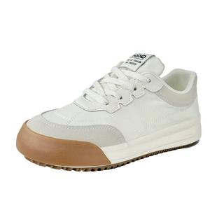 JimiXiong Женские низкие скейтерские кеды бежевые, цвет Beige