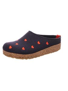 Тапочки Grizzly Cuoricini, средне-синего цвета HAFLINGER