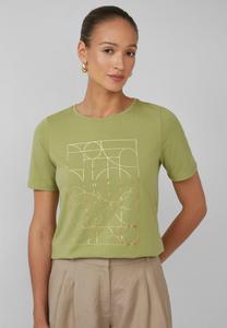 Футболка s.Oliver BLACK LABEL MIT FRONT, Olivgrün/Green