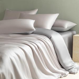 Комплект постельного белья AVIVI, 3 предмета, 150х200/160х230 см, туманно-серый