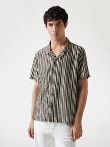 Рубашка на пуговицах классического кроя GUESS, оливковый