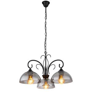 Globo Lighting Светодиодный подвесной светильник, металлический, черный матовый