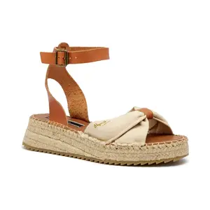 Босоножки Kate one с добавлением кожи Pepe Jeans London, коричневый