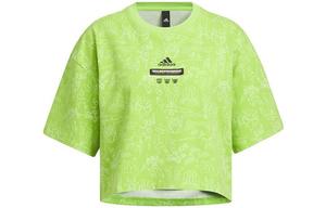 Футболка с логотипом X Transformers Co-branded Series, женская, желтая Adidas