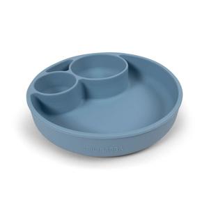 Filibabba Силиконовая тарелка с отделениями Powder Blue