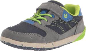 Кроссовки Merrell Kids Bare Steps A83, синий/зеленый/темно-синий