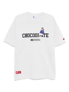 Футболка с логотипом Chocoolate, серый