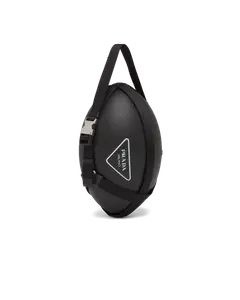 Резиновый регбийный мяч Prada, черный