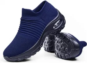 Ортопедическая поддерживающая обувь для женщин - облегчение боли для стоп и суставов Vauxhaller, синий