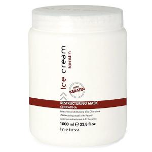Маска восстанавливающая кератиновая для поврежденных волос, 1000 мл Inebrya Keratin