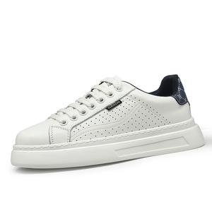 Износостойкие, дышащие, нескользящие, низкие мужские кроссовки Devanro, White Blue