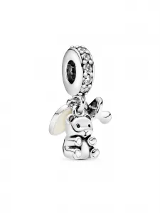 Подвеска в виде плюшевого мишки Pandora, серебро