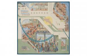 Шерстяной шарф HERMES для женщин в мультиколоре