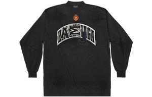 Толстовка унисекс черная Balenciaga, черный