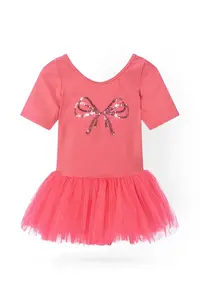 Платье для маленькой девочки ПЛАТЬЕ БАЛЕРИНА С ПАЙЕТКАМИ Konges Sløjd, розовый