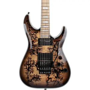 Электрогитара Schecter Guitar Research C-1 FR-S Electro-Resin - натуральный с черным градиентом