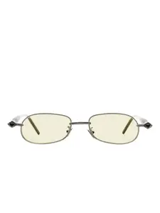 Солнцезащитные очки овальной формы Kuboraum, серебристый