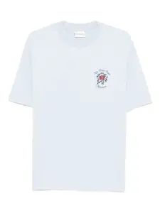 Футболка с принтом-слоганом Drôle De Monsieur, синий