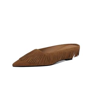 JESSICA SOPHIA Женские противоскользящие тапочки с закрытым носком и износостойкой резиновой подошвой - хаки, цвет Khaki