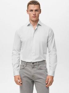 Футболка Vecchia с длинными рукавами в полоску Mango, Grey