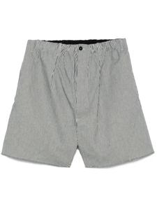 Random Identities шорты в полоску, черный