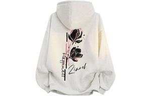 Толстовка Unisex Hooded Moderate Heavyweight ZIAREL, белый heather серый