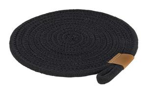 Pot coaster текстиль Justinus, черный