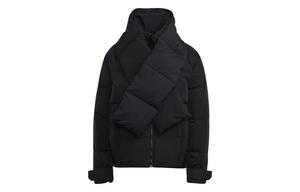 Пуховик женский черный Adidas, черный