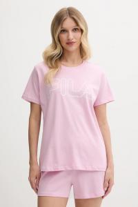 Хлопковая пижама Fila, розовый