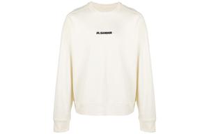 Свитшот с принтом логотипа JIL SANDER, экрю