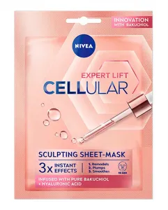 Тканевая маска Hyaluron Cellular Expert Lift с бакучиолом, тканевая Nivea