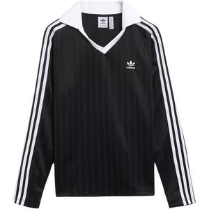 Adidas Three stripe V neck Polo Top Adidas Originals, черный