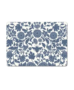 Винтажные салфетки из ДВП с цветочным рисунком, набор из 4 шт. Counterart, multi