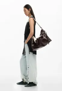 Большая блестящая сумочка Desigual, Brown