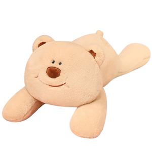 Плюшевая кукла Sleepy Bear ультрамягкая, высота 60см/75см/95см Mocha duck, бежевый