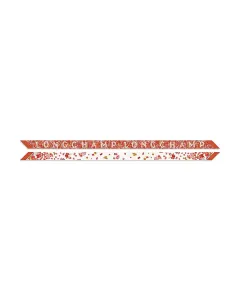 Шелковый шарф «Цветы» Longchamp, оранжевый