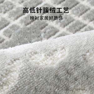 Budis Ковер 160х230 см из немецкого вильтона, 3D-поверхность для гостиной, утолщенный светлый люкс в итальянском минимализме