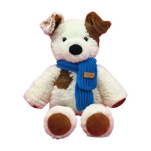 Мягкая игрушка в виде мультяшного милого дронта с шарфом и пятнистым щенком, игривая маленькая цветочная собака унисекс плюшевая кукла, высота 40см Brangdy