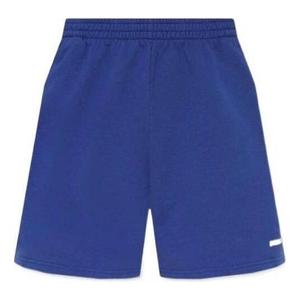 Шорты logo print shorts 'indigo dirty white' Balenciaga, индиго