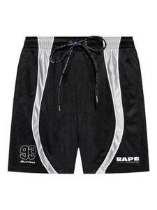 Шорты с сетчатыми вставками BATHING APE A Bathing Ape, черный