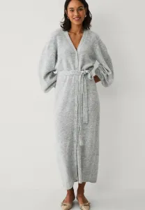 Длинное платье-макси langen ärmeln Ellos Collection, Light Grey